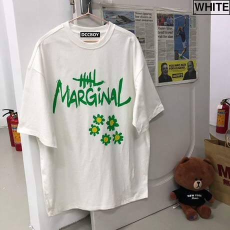 Tシャツ 半袖 メンズ レディース ユニセックス 英字 花 フラワープリント オーバーサイズ 大きいサイズ ルーズ ストリート TBN-614814663557