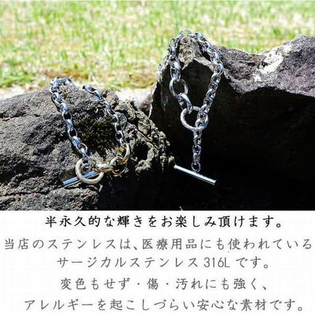 【腕周り：22.5cm/23.5cm】 ハワイアンジュエリー ブレスレット 金属アレルギー対応  チェーン マンテル スクロール カレイキニ サージカルステンレス gbs8200