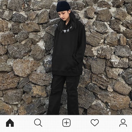 ユニセックス プルオーバー パーカー 裏起毛 韓国 ファッション メンズ レディース ストリート プリント 無地 秋 冬 オーバーサイズ (DTC-602195130817)