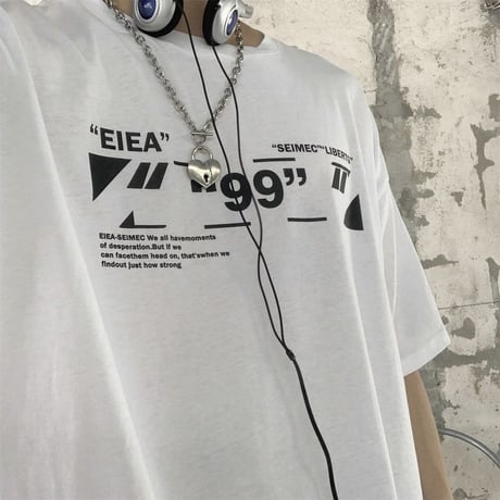 ユニセックス Tシャツ 半袖 ラウンドネック バックプリント オーバーサイズ メンズ レディース トップス 大きめ カジュアル ストリートファッション DTC-647820082238