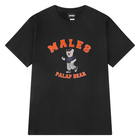 ユニセックス Tシャツ 半袖 PALAP BEAR プリント オーバーサイズ ルーズ カジュアル ストリート系ファッション 韓国ファッション メンズ レディース DTC-669232290007
