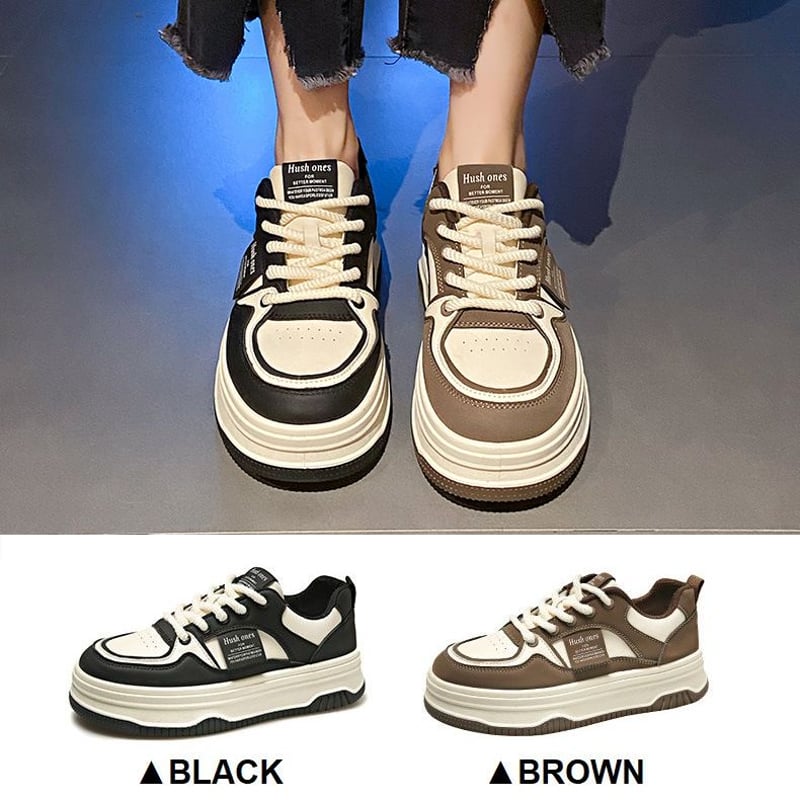 厚底スニーカー 22.5~25.0cm レースアップ ダッドスニーカー 厚底スニーカー 22.5~25.0cm レースアップ ダッドスニーカー