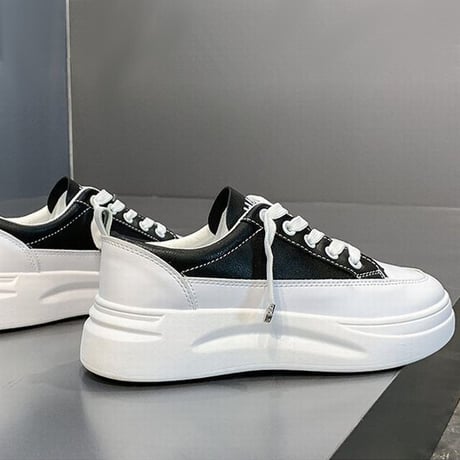 厚底 スニーカー レースアップ 5cm 韓国ファッション レディース 厚底シューズ ローカット 歩きやすい カジュアル かわいい ガーリー DTC-625324381080