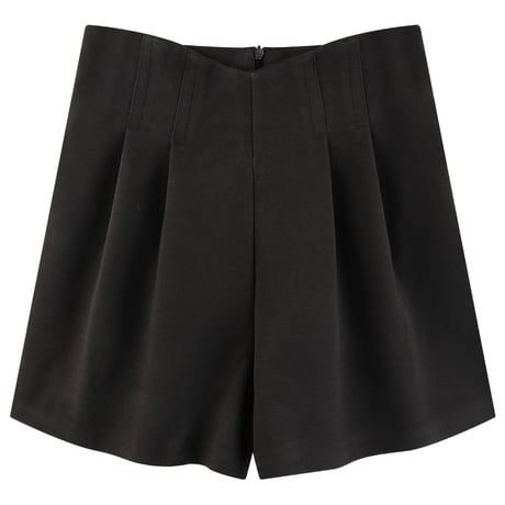 ショートパンツ ウール調 ハイウエスト ワイドパンツ ワイドレッグパンツ レトロ 韓国ファッション レディース 大人可愛い ガーリー カジュアル DTC-659111554810
