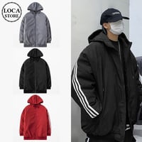 リバーシブル ブルゾン ブラック レザージャケット レザーブルゾン