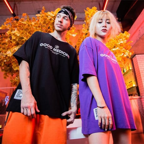 ユニセックス Tシャツ 半袖 メンズ レディース ラウンドネック 英字 プリント タグ オーバーサイズ 大きいサイズ ルーズ ストリート TBN-567828028105