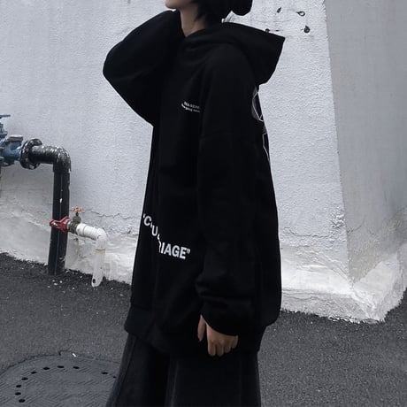ユニセックス パーカー プルオーバー 裏起毛 プラスベルベット オーバーサイズ ゆったり 韓国ファッション メンズ レディース 韓国ストリートファッション DTC-660403262492