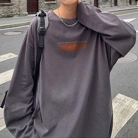【3カラー】 ユニセックス Tシャツ 長袖 オーバーサイズ ロンT 韓国ファッション メンズ レディース カジュアル 韓国ストリートファッション DTC-683267574121