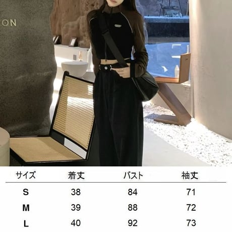 トラックジャケット ショート丈 ダブルジップ ラグラン トラックトップス スリムフィット スポーツミックス レトロ 韓国ファッション レディース 大人可愛い ガーリー DTC-740365987605