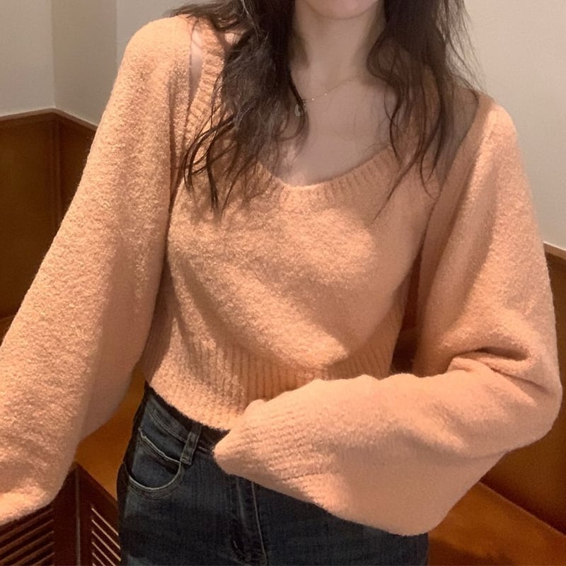 TODAYFUL 2点セット　カーディガン+タンクトップ　ニット　グレー　長袖 TODAYFUL 2点セット カーディガン+タンクトップ ニット グレー 長袖