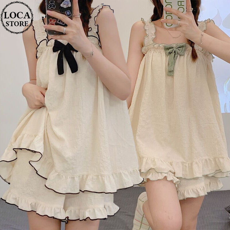 ルームウェア セットアップ 上下セット トップス ショートパンツ