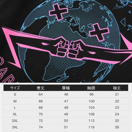 Tシャツ 半袖 メンズ レディース ユニセックス ラウンドネック アースラビット プリント かわいい オーバーサイズ 大きいサイズ ルーズ ストリート TBN-612927403068