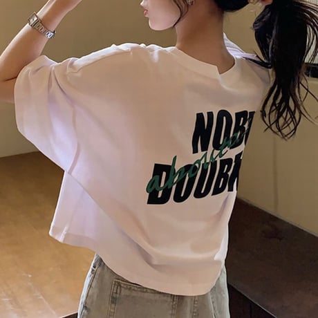 クロップド丈 Tシャツ 半袖 ラウンドネック へそ出し 韓国ファッション レディース ショート丈 トップス カットソー 夏 大人可愛い ガーリー DTC-619963183293