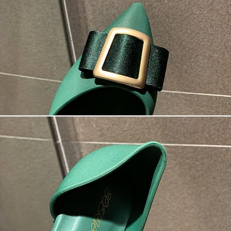 【Soervimy】 ラバーパンプス ラバーサンダル レインシューズ ヒール4cm 韓国ファッション レディース サイドオープン チャンキーヒール 雨 梅雨 ラバー 防水 616288940535