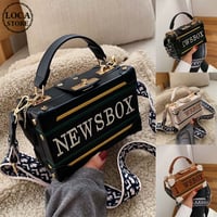 2WAY ボックスバッグ ハンドバッグ ショルダーバッグ ミニバッグ ストラップ 韓国ファッション スクエアバッグ クロスボディバッグ 斜めがけ レトロ DTC-602703409287