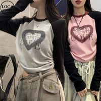 tシャツ 長袖 ドロスト ショート丈 ドローコード ドローストラップ ロンT 韓国ファッション レディース 大人可愛い ガーリー カジュアル DTC-701979946262
