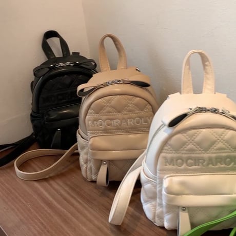【3カラー】 バックパック ミニバッグ リュック リュックサック 刺繍 バッグ レトロ 韓国ファッション レディース 大人可愛い ガーリー カジュアル DTC-652652239063