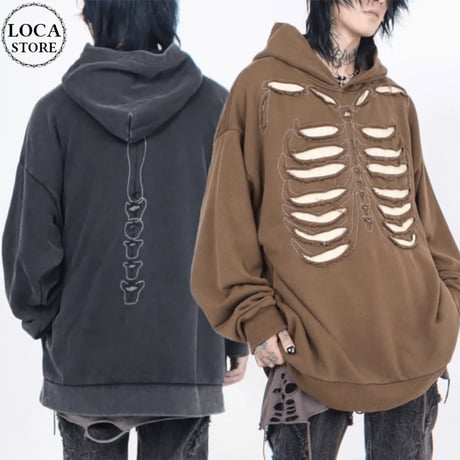 ユニセックス 韓国スタイル ダメージ ウォッシュ パーカー n2777 CATEGORY ▽Mens/Unisexメンズユニセックス | 【LOCASTORE - ロ