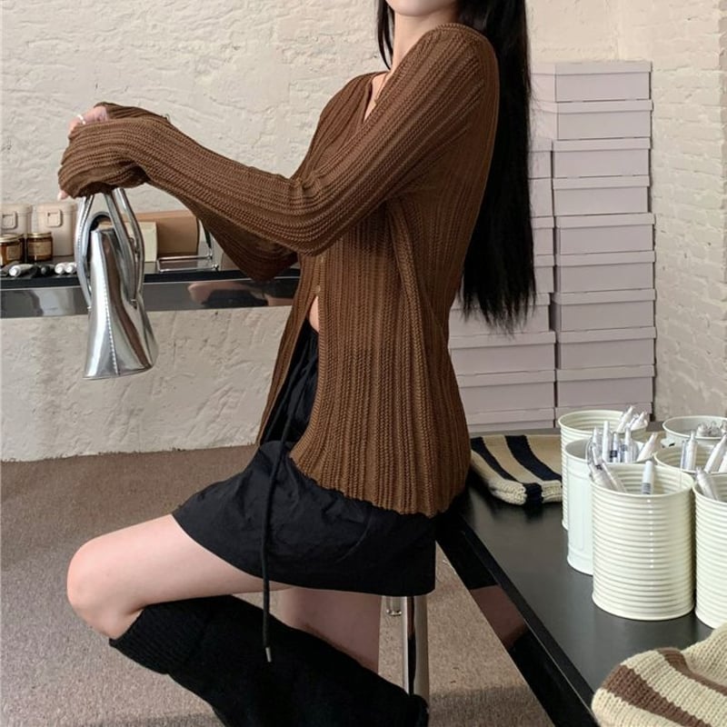 DIESEL カーディガン　トップ　スリムフィット DIESEL カーディガン トップ スリムフィット DIESEL