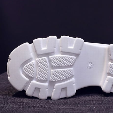 厚底キャンバススニーカー 22.5～24.5cm ハイカット シューレース サイドファスナー ベーシック カジュアル 大人可愛い ガーリーDTC-650901386927