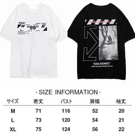 ユニセックス Tシャツ 半袖 ラウンドネック バックプリント オーバーサイズ メンズ レディース トップス 大きめ カジュアル ストリートファッション DTC-647820082238
