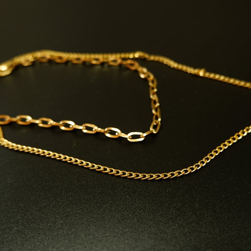 【金属アレルギー対応】ボヘミアンリゾート リンク ブレスレット ステンレス ステンレスブレスレット リンクチェーンブレスレット 金属