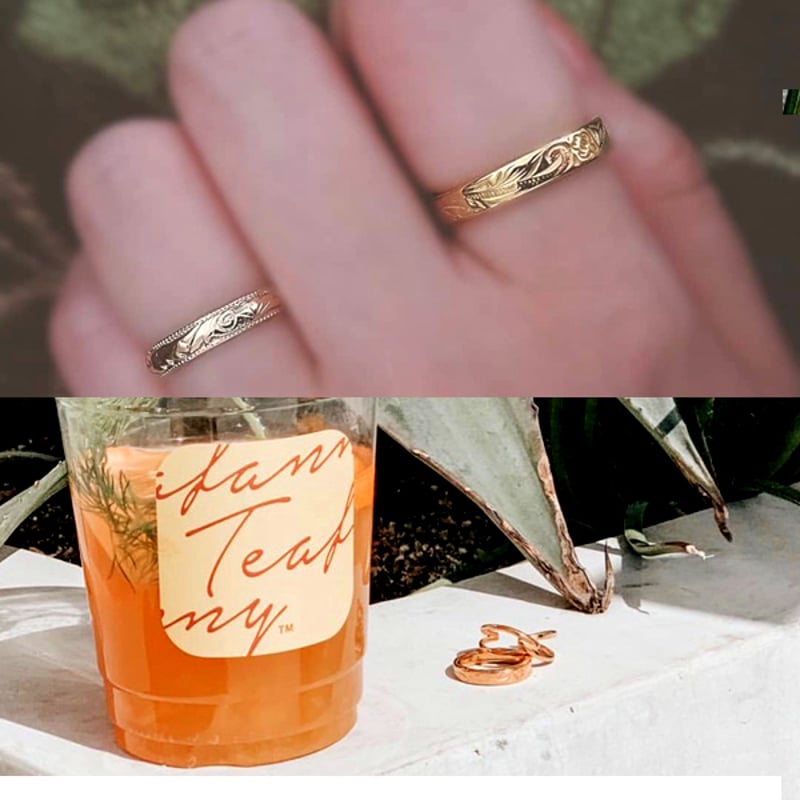 数量限定 3mmタイプ ハワイアンジュエリー 指輪 リング メンズ