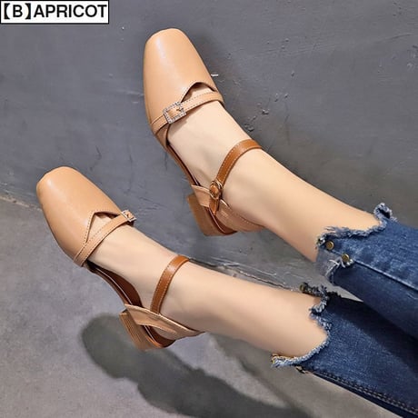 サンダル クリアヒール チャンキーヒール4cm アンクルストラップ 韓国ファッション レディース サンダル スクエアトゥ キュート 痛くない かわいい 靴 歩きやすい