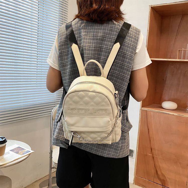 2カラー】 バックパック ミニバッグ チェーン付き リュック 2カラー】 バックパック ミニバッグ チェーン付き リュック
