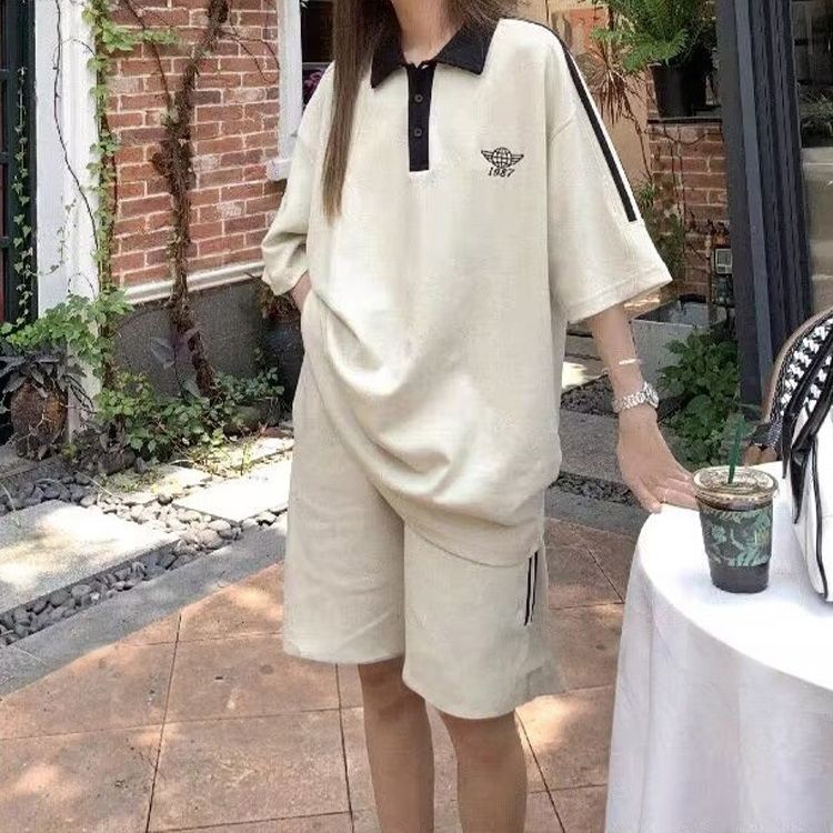 V12 ロゴポロシャツ＆ショートパンツセット V12 ロゴポロシャツ＆ショートパンツセット V12 ロゴポロシャツ