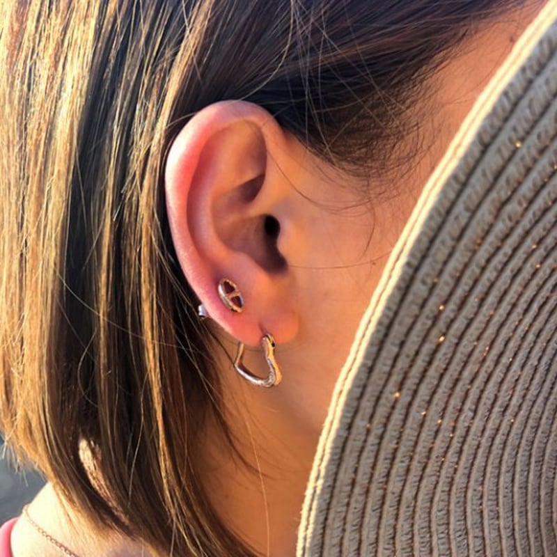 ハワイアンジュエリー ピアス 片耳用 スタッド マリン メンズ