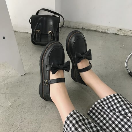 ローファー 22.5～24.5cm 取り外し可能 リボン ベルト ストラップ 靴 フラットシューズ ローヒール 歩きやすい 韓国ファッション レディース かわいい DTC-625604002955