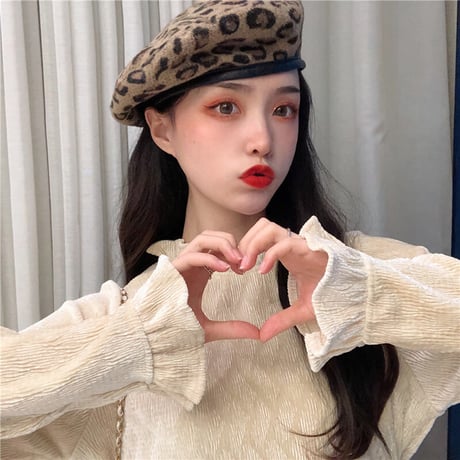 【トップス】 ハーフハイネック 長袖 ボトミングシャツ 韓国ファッション レディース アプリコット ブラック 大人可愛い かわいい ガーリー 630346324534