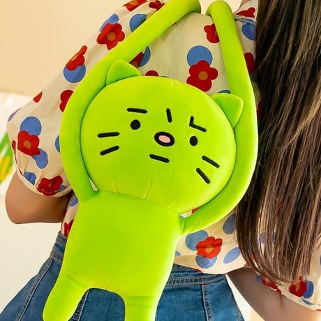 ぬいぐるみバッグ 猫 ねこ ぬいぐるみ ショルダーバッグ ウエストポーチ ジッパー ミニバッグ サブバッグ 斜め掛け ユニーク かわいい レトロ カジュアル DTC-684427662530