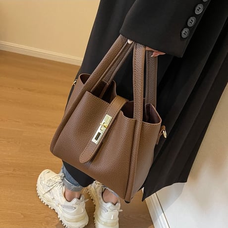 2wayバッグ ショルダーバッグ ハンドバッグ ミニバッグ PUレザー 肩掛け 斜め掛け スクエアバッグ バッグ シンプル 鞄 レトロ 韓国ファッション レディース DTCA-743866711201