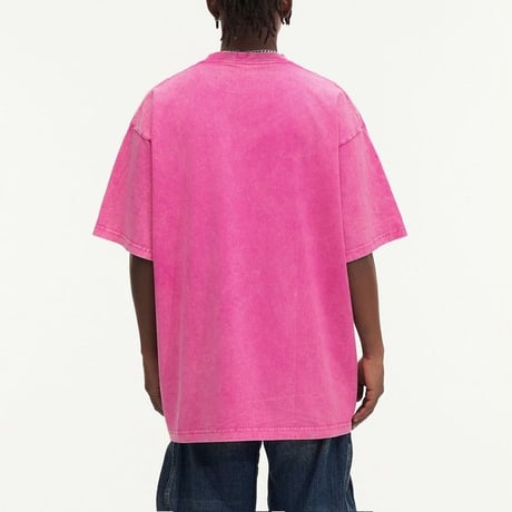 ユニセックス ヴィンテージ風 tシャツ ウォッシュ加工 オーバーサイズ ドロップショルダー ルーズ 無地 レトロ カジュアル ストリート系男子 ストリート系女子 DTCA-786974473888