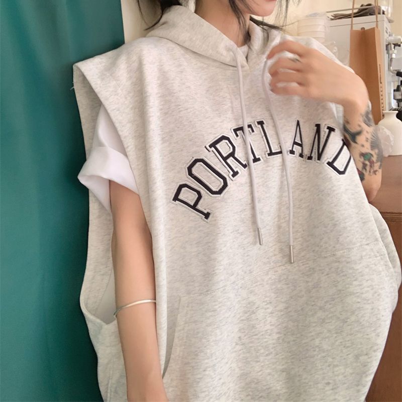 ダイエットブッチャースリムスキン ノースリーブ フード ベスト