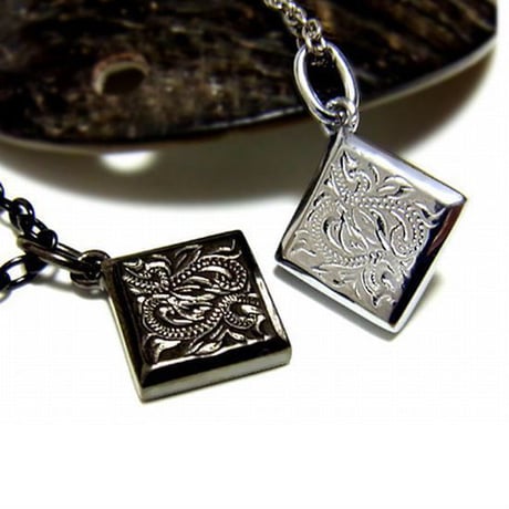 【ハワイアンジュエリー / HawaiianJewelry】 ネックレス/ネックレス プルメリア スクロール ホヌ (gps8561)