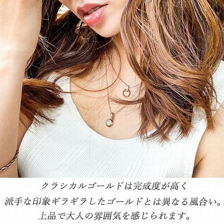 ハワイアンジュエリー ネックレス 金属アレルギー対応 スクロール 波 メンズ レディース サージカルステンレス シルバー ゴールド ピンクゴールド インスタ gps81318