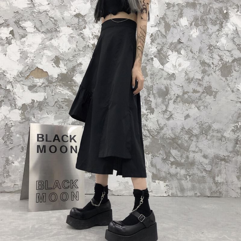 プランシー ハイウエスト アシンメトリー スカート 芸能人着用 ネイビー プランシー ハイウエスト アシンメトリー スカート 芸能人着用