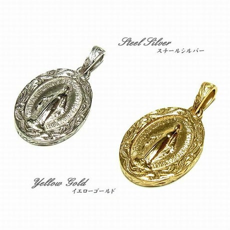ハワイアンジュエリー ネックレス マリア 金属アレルギー対応 カレイキニ スクロール K14イエローゴールドコーティング メンズ レディース サージカルステンレス インスタ gps81086