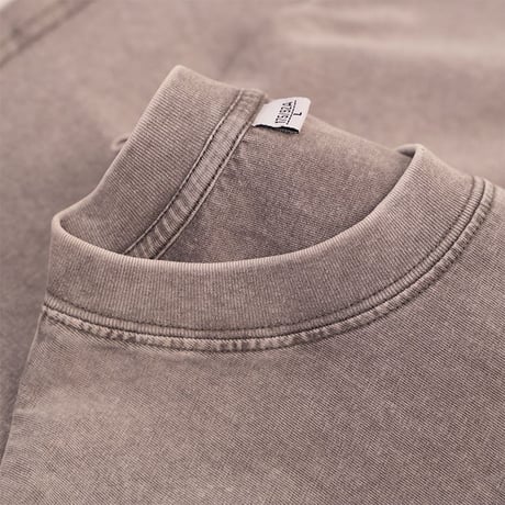 ユニセックス ヴィンテージ風 tシャツ ウォッシュ加工 オーバーサイズ ドロップショルダー ルーズ 無地 レトロ カジュアル ストリート系男子 ストリート系女子 DTCA-786974473888