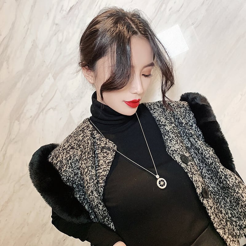 ネックレス 八芒星 オクタグラム チェーン付き シンプル 韓国 ネックレス 八芒星 オクタグラム チェーン付き シンプル 韓国