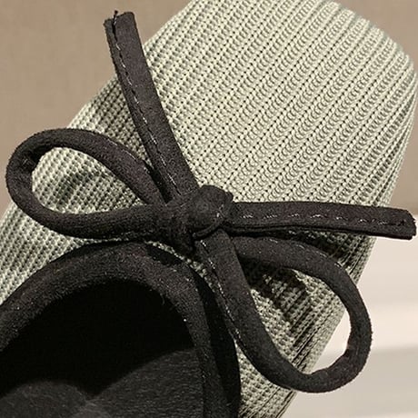 パンプス リボン フラットシューズ スクエアトゥ ぺたんこ 韓国ファッション レディース フラットパンプス フラット キュート 痛くない かわいい 歩きやすい 601568138480