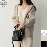 フード付き ショートコート フェイクウール ジャケット ショート丈 コート アウター 長袖 ゆったり ルーズ レトロ 大人可愛い ガーリー DTCA-693122889077