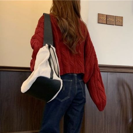 タートルネック ニット ケーブル編み プルオーバー ハイネック トップス セーター ルーズ 長袖 秋 冬 レトロ 大人可愛い ガーリー カジュアル DTCA-854780048696
