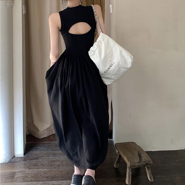 【9】FENNEL ♡ ノースリーブ ワンピース モノトーン 美品 9】FENNEL ♡ ノースリーブ ワンピース モノトーン 美品 - メルカリ