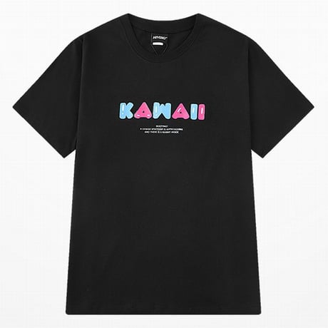 ユニセックス Tシャツ 半袖Tシャツ 半袖 ラビット プリント クルーネック オーバーサイズ 大きめ 韓国ファッション メンズ レディース カジュアル ストリート系 DTC-619532029329