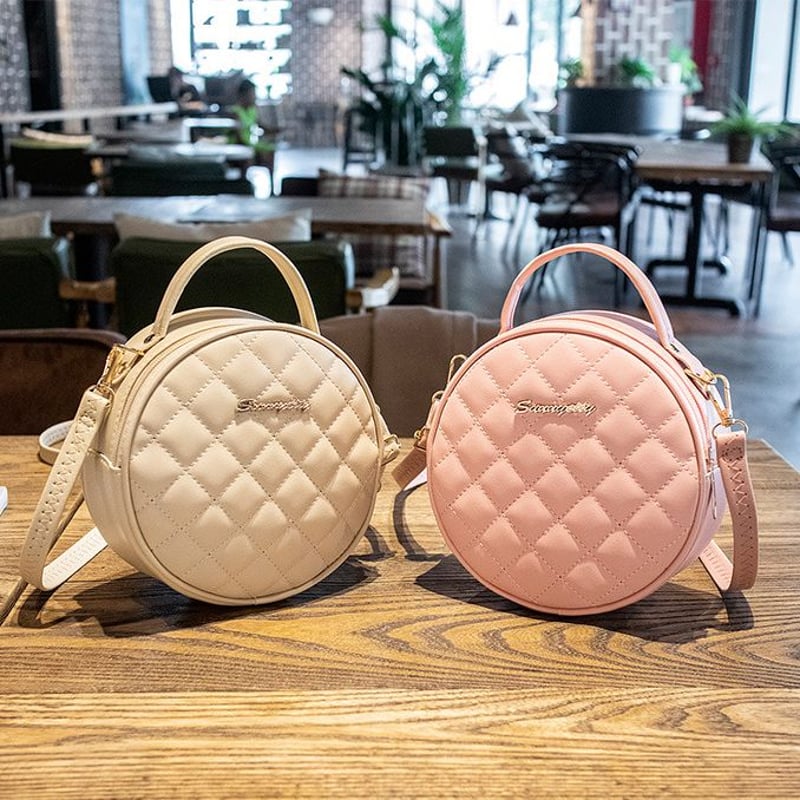 サークルバッグ 2WAYバッグ ショルダーバッグ ハンドバッグ ミニバッグ