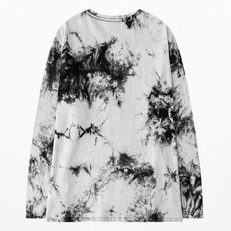 Mediam タイダイデザイン 長袖Tシャツ Mediam タイダイデザイン 長袖Tシャツ タイダイ染め 長袖Tシャツ